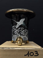 Carica l'immagine nel visualizzatore Galleria, Vaso per Neofinetia - Nishikibachi 錦鉢 - Japan Imported - misura 3.5" cod.103