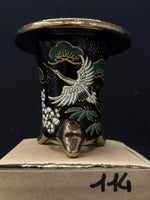 Carica l'immagine nel visualizzatore Galleria, Vaso per Neofinetia - Nishikibachi 錦鉢 - Japan Imported - misura 3.3" cod.114