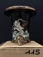 Carica l'immagine nel visualizzatore Galleria, Vaso per Neofinetia - Nishikibachi 錦鉢 - Japan Imported - misura 3.3" cod.115