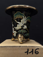 Carica l'immagine nel visualizzatore Galleria, Vaso per Neofinetia - Nishikibachi 錦鉢 - Japan Imported - misura 3.3" cod.116