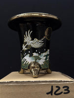 Carica l'immagine nel visualizzatore Galleria, Vaso per Neofinetia - Nishikibachi 錦鉢 - Japan Imported - misura 3.3" cod.123