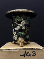 Carica l'immagine nel visualizzatore Galleria, Vaso per Neofinetia - Nishikibachi 錦鉢 - Japan Imported - misura 3.5" cod.143