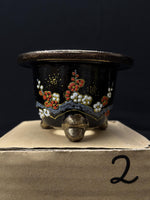 Carica l'immagine nel visualizzatore Galleria, Vaso per Neofinetia - Nishikibachi 錦鉢 - Japan Imported - misura 3.5" cod.2