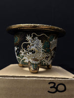 Carica l'immagine nel visualizzatore Galleria, Vaso per Neofinetia - Nishikibachi 錦鉢 - Japan Imported - misura 3.5" cod.30
