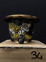 Carica l'immagine nel visualizzatore Galleria, Vaso per Neofinetia - Nishikibachi 錦鉢 - Japan Imported - misura 3.3" cod.34