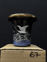 Carica l'immagine nel visualizzatore Galleria, Vaso per Neofinetia - Nishikibachi 錦鉢 - Japan Imported - misura 3.5" cod.67
