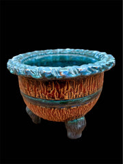 Vaso per Neofinetia smaltato a coppa