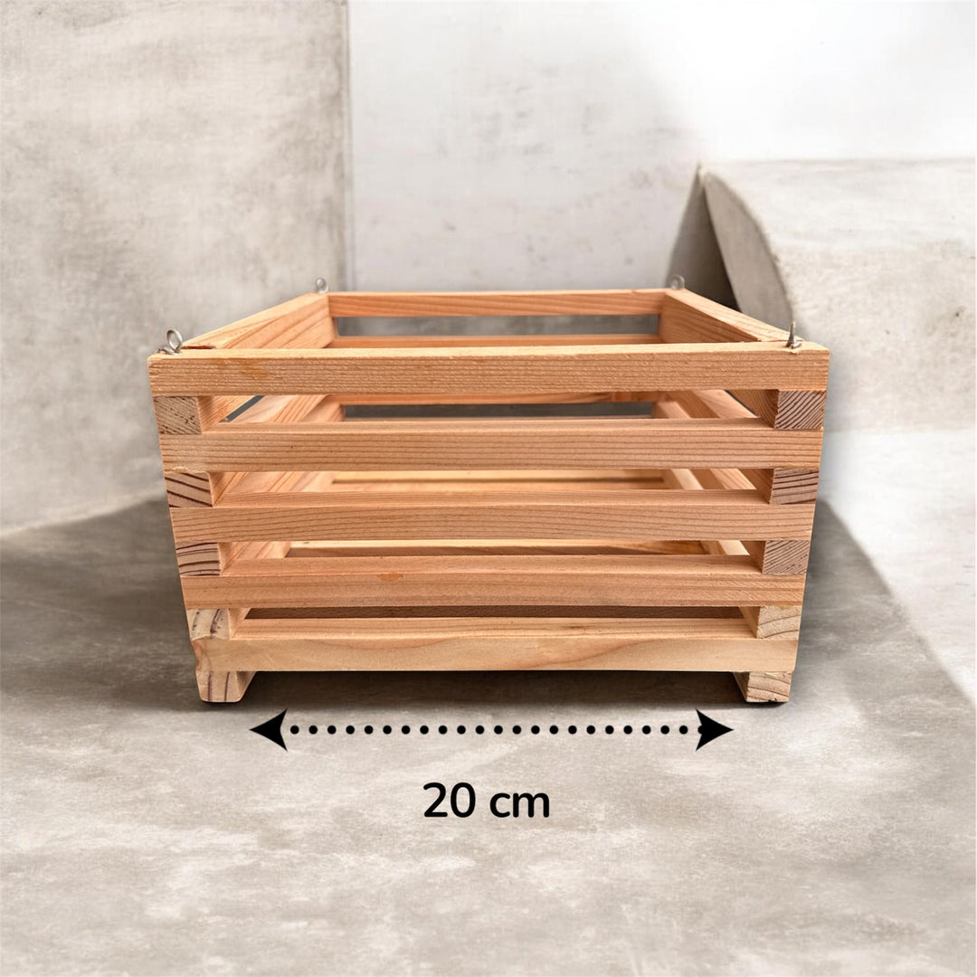 Cestelli in legno per Orchidee