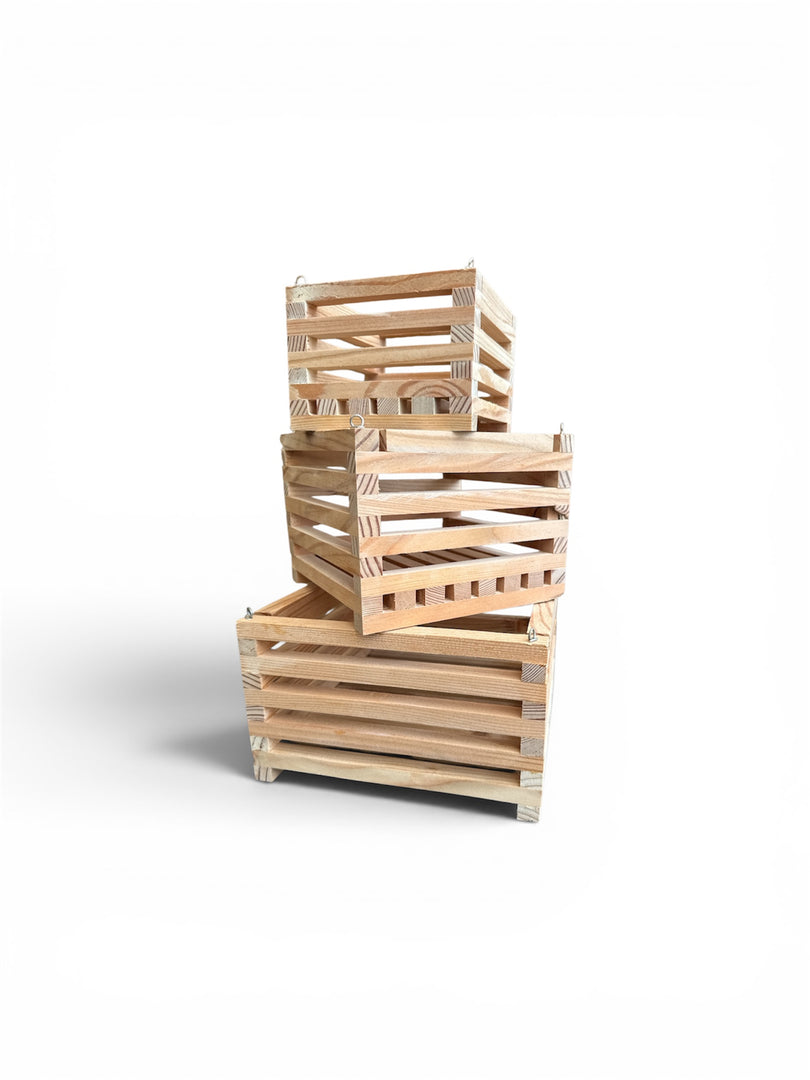 Cestelli in legno per Orchidee