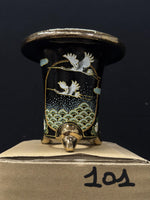 Carica l&#39;immagine nel visualizzatore Galleria, Vaso per Neofinetia - Nishikibachi 錦鉢 - Japan Imported - misura 3.5&quot; cod.101
