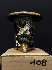 Vaso per Neofinetia - Nishikibachi 錦鉢 - Japan Imported - misura 3.3
