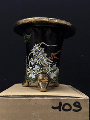 Vaso per Neofinetia - Nishikibachi 錦鉢 - Japan Imported - misura 3.3