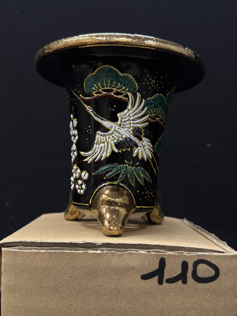 Vaso per Neofinetia - Nishikibachi 錦鉢 - Japan Imported - misura 3.3" cod.110