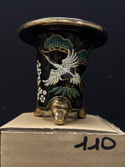 Vaso per Neofinetia - Nishikibachi 錦鉢 - Japan Imported - misura 3.3