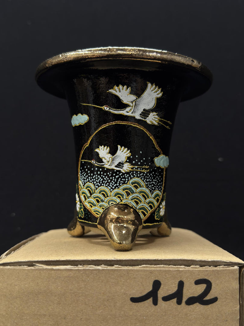 Vaso per Neofinetia - Nishikibachi 錦鉢 - Japan Imported - misura 3.3" cod.112