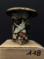 Carica l&#39;immagine nel visualizzatore Galleria, Vaso per Neofinetia - Nishikibachi 錦鉢 - Japan Imported - misura 3.3&quot; cod.118
