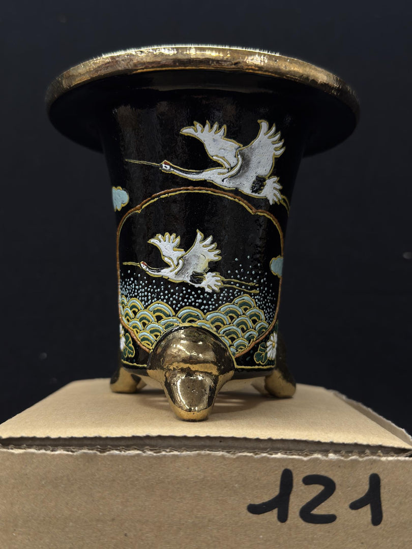 Vaso per Neofinetia - Nishikibachi 錦鉢 - Japan Imported - misura 3.3" cod.121