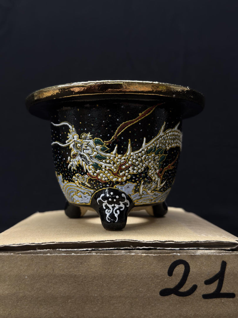 Vaso per Neofinetia - Nishikibachi 錦鉢 - Japan Imported - misura 3.5" cod.21