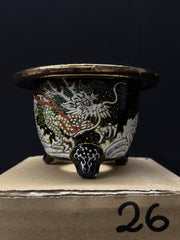 Vaso per Neofinetia - Nishikibachi 錦鉢 - Japan Imported - misura 3.5