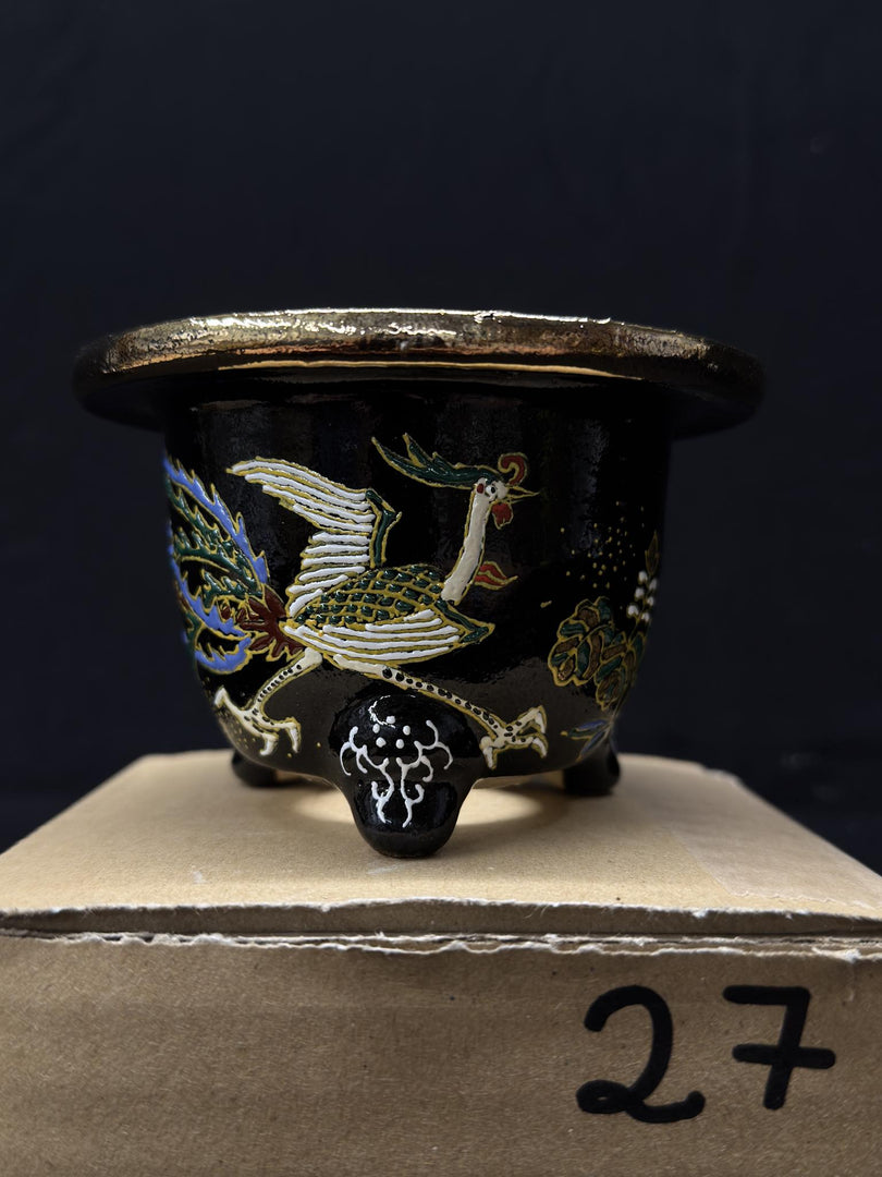 Vaso per Neofinetia - Nishikibachi 錦鉢 - Japan Imported - misura 3.5" cod.27