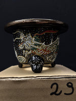 Carica l&#39;immagine nel visualizzatore Galleria, Vaso per Neofinetia - Nishikibachi 錦鉢 - Japan Imported - misura 3.5&quot; cod.29

