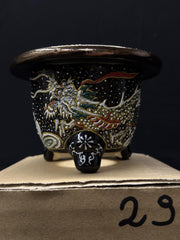 Vaso per Neofinetia - Nishikibachi 錦鉢 - Japan Imported - misura 3.5