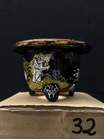 Carica l&#39;immagine nel visualizzatore Galleria, Vaso per Neofinetia - Nishikibachi 錦鉢 - Japan Imported - misura 3.3&quot; cod.32
