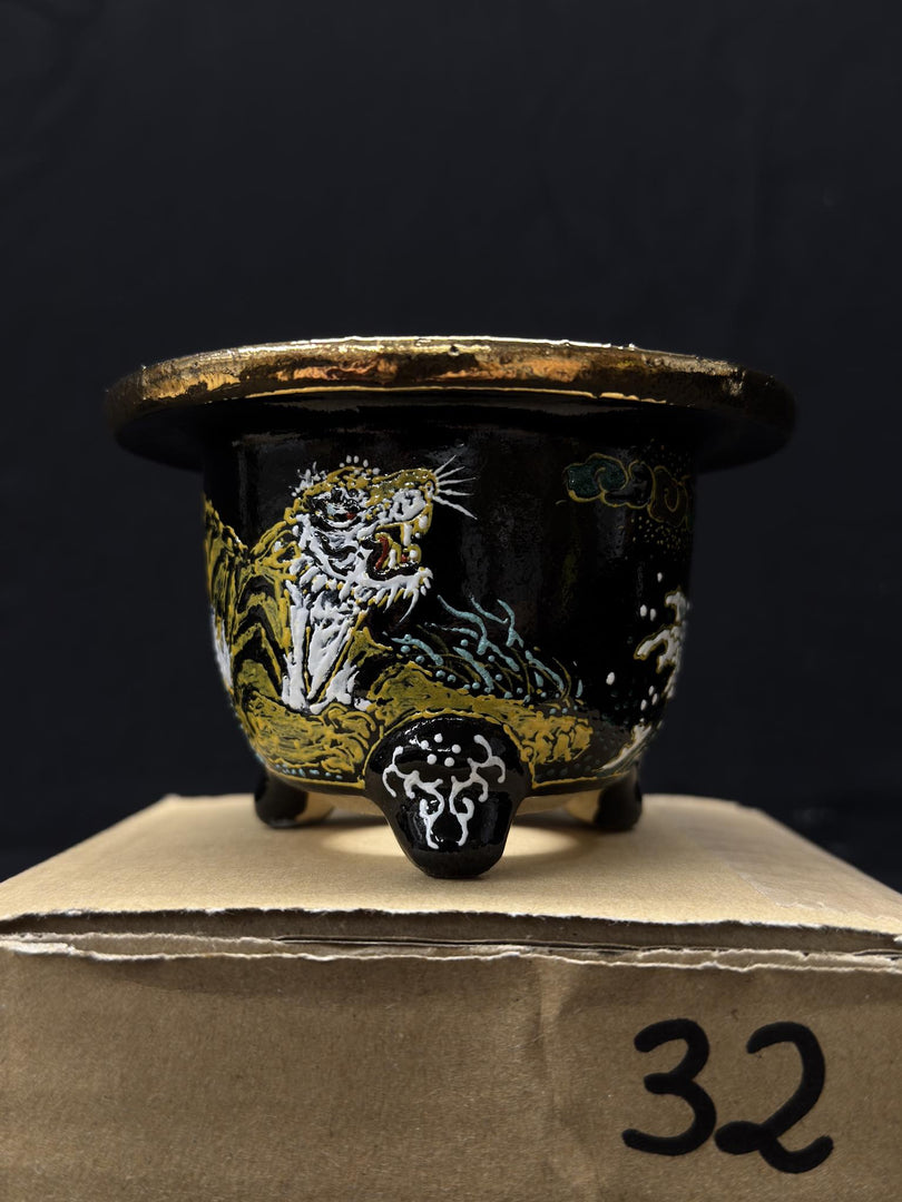 Vaso per Neofinetia - Nishikibachi 錦鉢 - Japan Imported - misura 3.3" cod.32