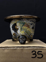 Carica l&#39;immagine nel visualizzatore Galleria, Vaso per Neofinetia - Nishikibachi 錦鉢 - Japan Imported - misura 3.3&quot; cod.35
