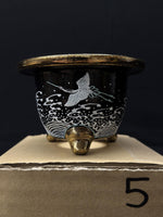 Carica l&#39;immagine nel visualizzatore Galleria, Vaso per Neofinetia - Nishikibachi 錦鉢 - Japan Imported - misura 3.5&quot; cod.5
