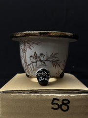 Vaso per Neofinetia - Nishikibachi 錦鉢 - Japan Imported - misura 3.5