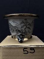 Carica l&#39;immagine nel visualizzatore Galleria, Vaso per Neofinetia - Nishikibachi 錦鉢 - Japan Imported - misura 3.5&quot; cod.59
