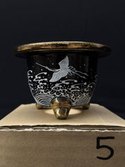Vaso per Neofinetia - Nishikibachi 錦鉢 - Japan Imported - misura 3.5