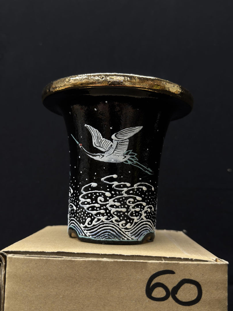 Vaso per Neofinetia - Nishikibachi 錦鉢 - Japan Imported - misura 3.5" cod.60