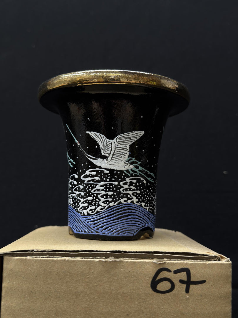 Vaso per Neofinetia - Nishikibachi 錦鉢 - Japan Imported - misura 3.5" cod.67