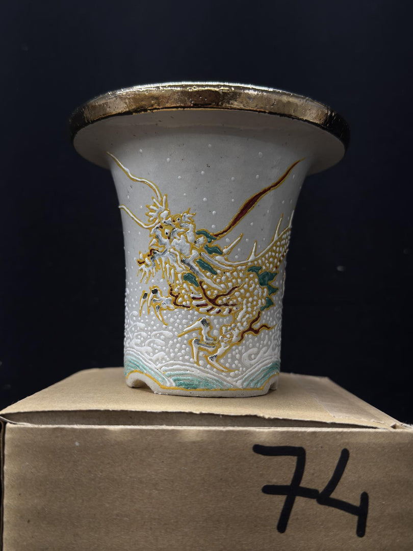 Vaso per Neofinetia - Nishikibachi 錦鉢 - Japan Imported - misura 3.5" cod.74