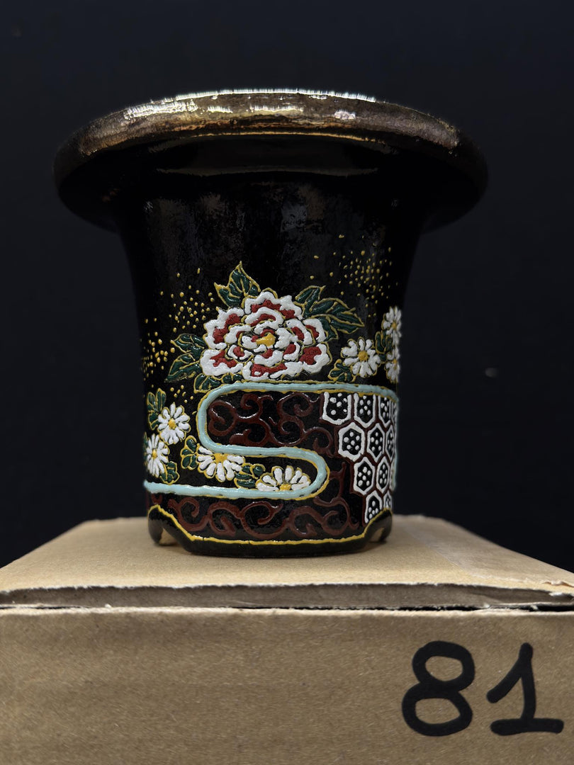 Vaso per Neofinetia - Nishikibachi 錦鉢 - Japan Imported - misura 3.5" cod.81