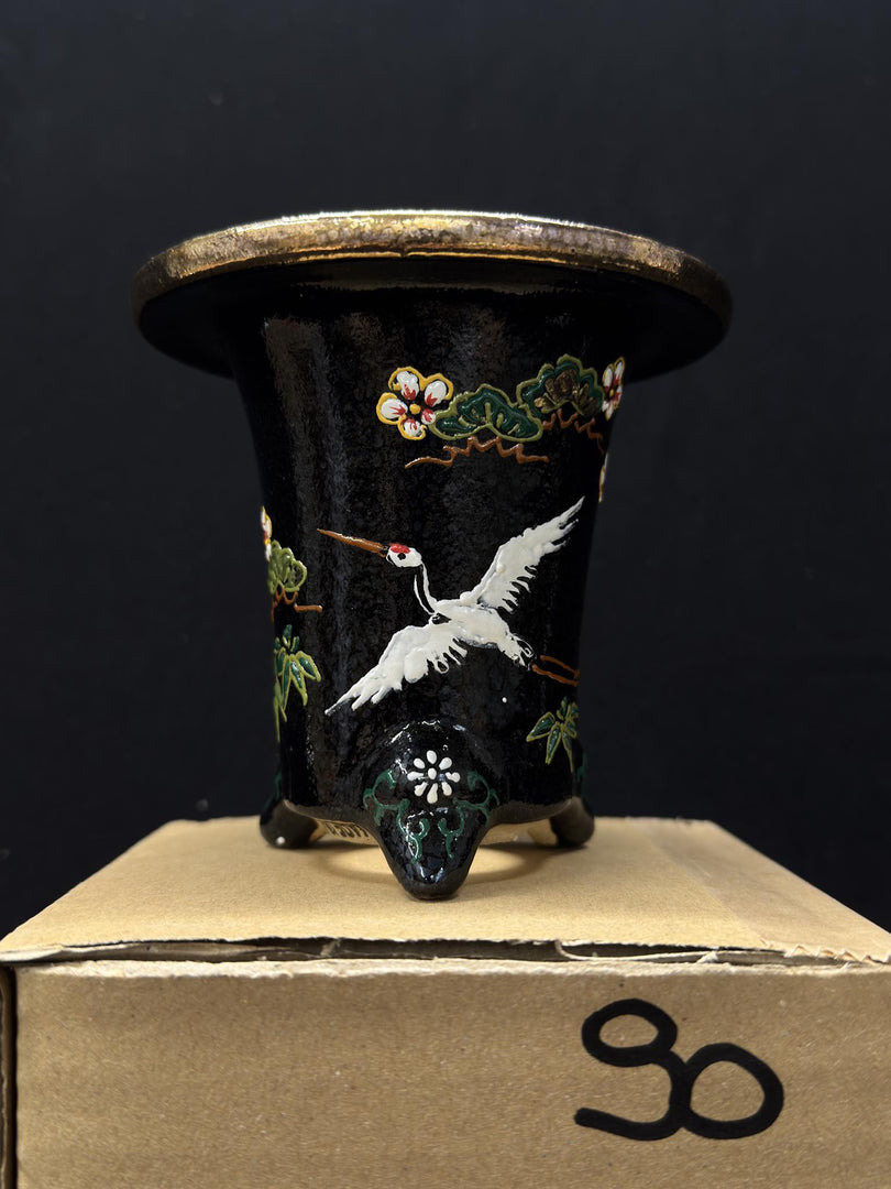 Vaso per Neofinetia - Nishikibachi 錦鉢 - Japan Imported - misura 3.3" cod.90