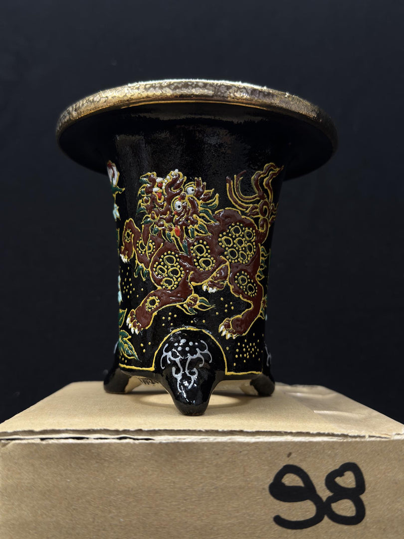 Vaso per Neofinetia - Nishikibachi 錦鉢 - Japan Imported - misura 3.5" cod.98